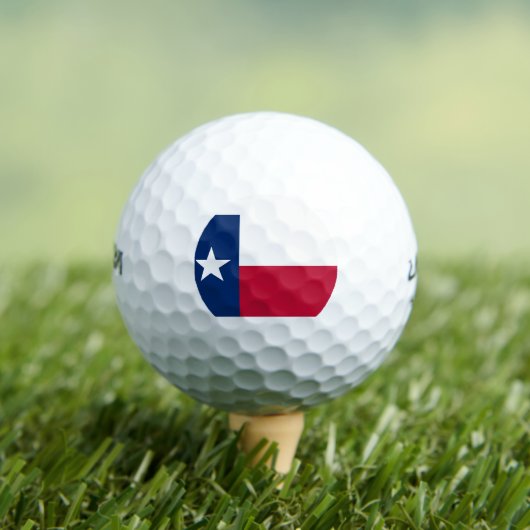 Texanische Staatsflagge (Texas) Golfball (Insitu T-Shirt)