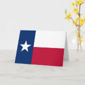 Texanische Staatsflagge (Texas) Karte (Gelbe Blume)