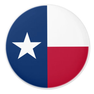 Texanische Staatsflagge (Texas) Keramikknauf