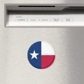 Texanische Staatsflagge (Texas) Magnet (In Situ (Geschirrspüler))
