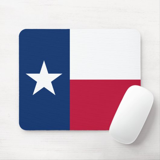 Texanische Staatsflagge (Texas) Mousepad (Mit Mouse)
