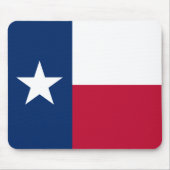 Texanische Staatsflagge (Texas) Mousepad (Vorne)