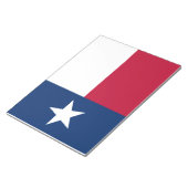 Texanische Staatsflagge (Texas) Notizblock (angewinkelt)
