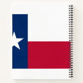 Texanische Staatsflagge (Texas) Notizblock (Rückseite)