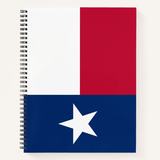 Texanische Staatsflagge (Texas) Notizblock (Vorderseite)