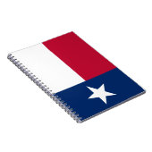 Texanische Staatsflagge (Texas) Notizblock (Rechte Seite)