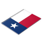 Texanische Staatsflagge (Texas) Notizblock (Linke Seite)