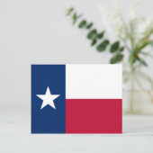 Texanische Staatsflagge (Texas) Postkarte (Stehend Vorderseite)