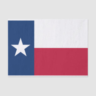 Texanische Staatsflagge (Texas) Seidenpapier