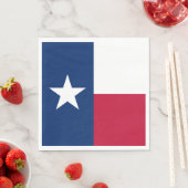 Texanische Staatsflagge (Texas) Serviette (Beispiel)