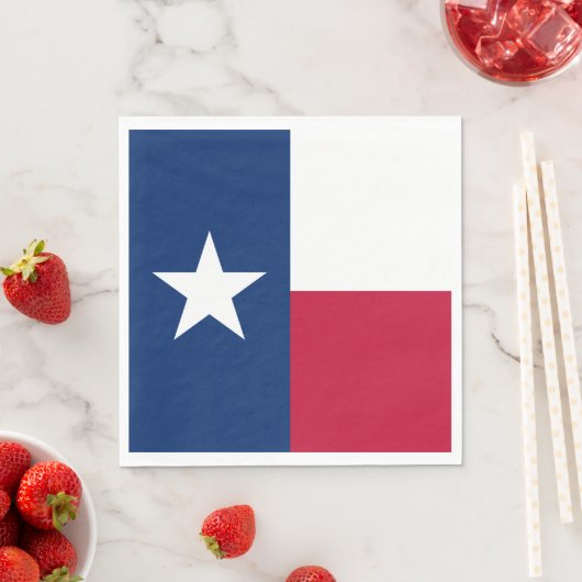 Texanische Staatsflagge (Texas) Serviette (Beispiel)
