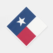 Texanische Staatsflagge (Texas) Serviette (Ecke)