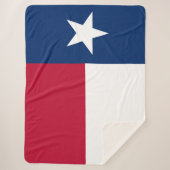 Texanische Staatsflagge (Texas) Sherpadecke (Vorderseite)