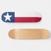 Texanische Staatsflagge (Texas) Skateboard (Horizontal)