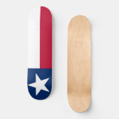 Texanische Staatsflagge (Texas) Skateboard (Vorderseite)