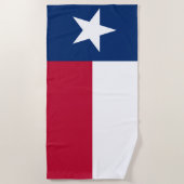 Texanische Staatsflagge (Texas) Strandtuch (Vorderseite)