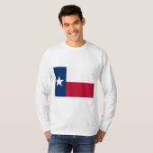 Texanische Staatsflagge (Texas) T-Shirt (Vorne ganz)