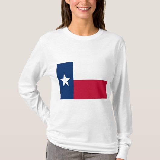 Texanische Staatsflagge (Texas) T-Shirt (Vorderseite)