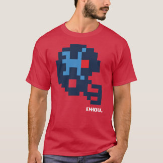 Texans Alternativer Tecmo Bowl Helmet T - Shirt