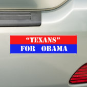 Texans für Obama Autoaufkleber (Auf Auto)