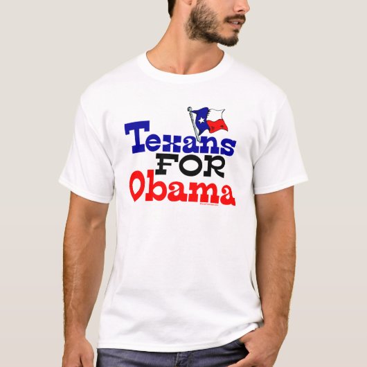 Texans für Obama-T - Shirt (Vorderseite)