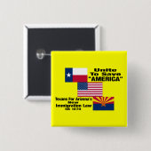 Texans für "offizielles" quadratisches button (Vorne & Hinten)