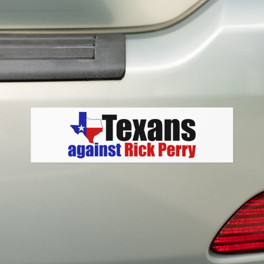 Texans gegen Rick Perry Autoaufkleber (Auf Auto)