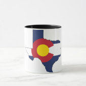 Texarado Kaffee-Tasse Texas + Colorado Tasse (Zentrum)