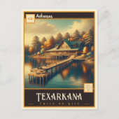 Texarkana, Argentinien | Vintage Postkarte (Vorderseite)
