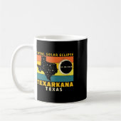 Texarkana Texas Total Solar Eclipse 2024 Kaffeetasse (Links)