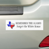 texas2, ERINNERN SICH DAS AN ALAMO, das Weiße Haus Autoaufkleber (Auf Auto)