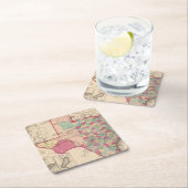 Texas 10 rechteckiger pappuntersetzer (Vor Ort)