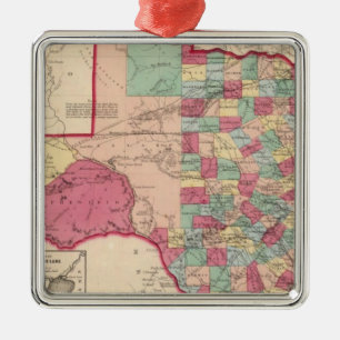 Texas 10 silbernes ornament
