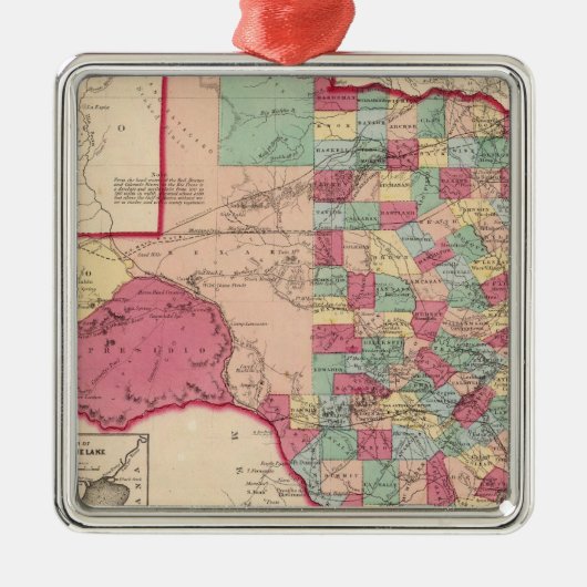 Texas 10 silbernes ornament (Vorne)