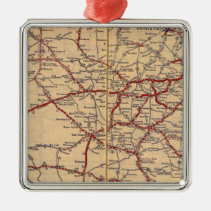 Texas 11 ornament aus metall