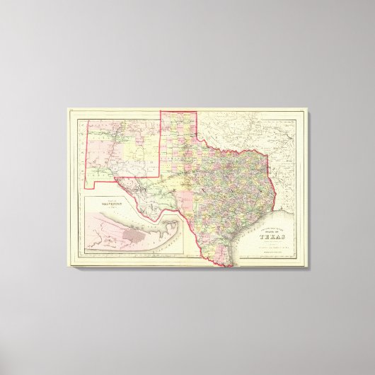 Texas 12 leinwanddruck (Vorderseite)