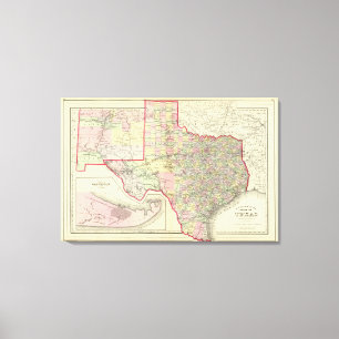 Texas 12 leinwanddruck