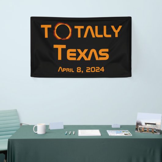 Texas 2024 Solar Eclipse Banner (Messeveranstaltung)