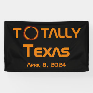 Texas 2024 Solar Eclipse Banner