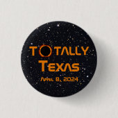 Texas 2024 Solar Eclipse Button (Vorderseite)
