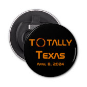 Texas 2024 Solar Eclipse Flaschenöffner (Vorderseite)