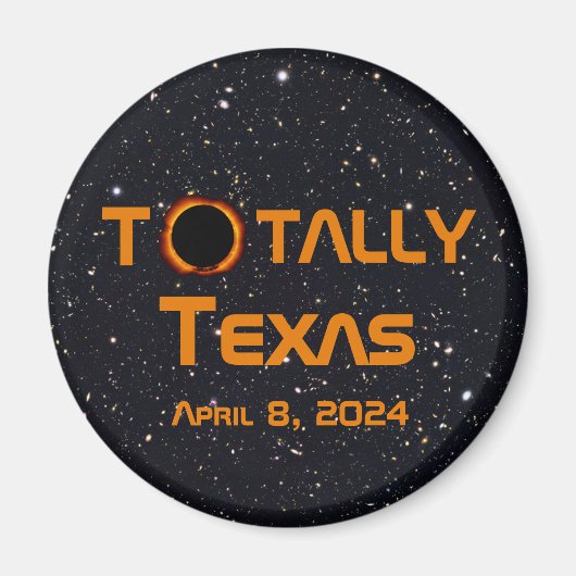 Texas 2024 Solar Eclipse Magnet (Vorne)