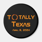 Texas 2024 Solar Eclipse Magnet (Vorne)