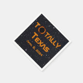 Texas 2024 Solar Eclipse Serviette (Ecke)