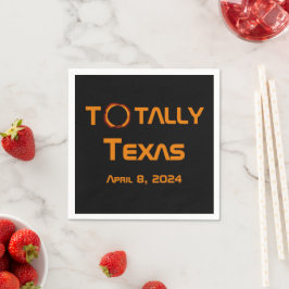 Texas 2024 Solar Eclipse Serviette