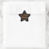 Texas 2024 Solar Eclipse Stern-Aufkleber (Tasche)