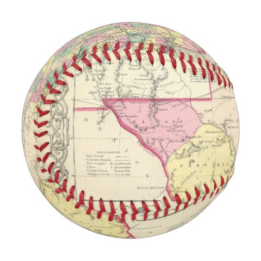 Texas 2 baseball (Vorderseite Links)