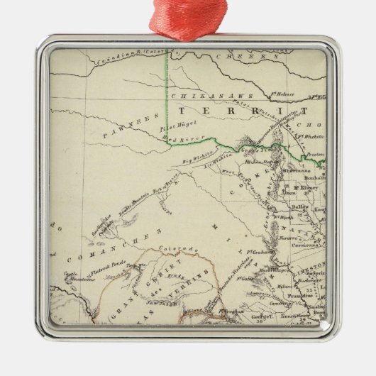Texas 2 silbernes ornament (Vorne)