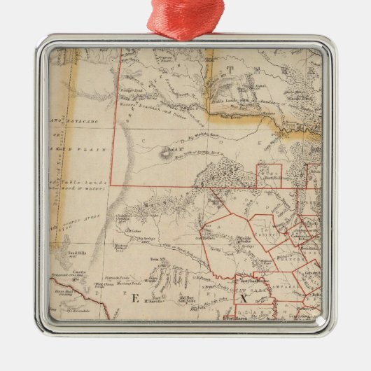 Texas 4 silbernes ornament (Vorne)