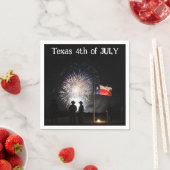 Texas 4th of July Paper Party Napkins Serviette (Beispiel)